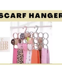 15-Hole Scarf Hanger – Multi-Purpose Closet Organizer