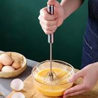 Egg Beater Stainless Steel – Semi-Automatic Kitchen Blender