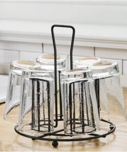 Glass Stand – 6 Glass and Cup Holder
