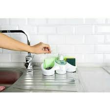 3 In 1 Soap Dispenser and Sponge Holder – Kitchen Cleaning Kit