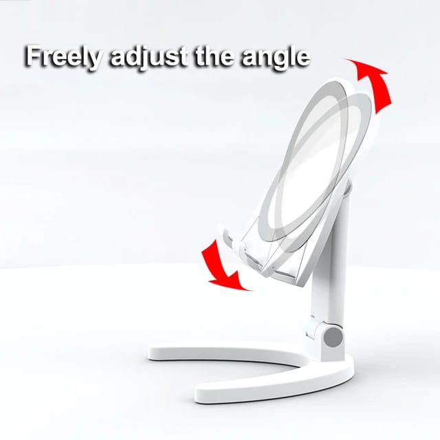 Makeup Mirror Phone Holder Adjustable Agnel Folding Universal Portable