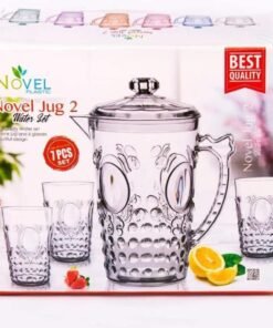 7in1 Jug Glass Set # 2 6 Pcs Glass + 1 Pcs Jug.