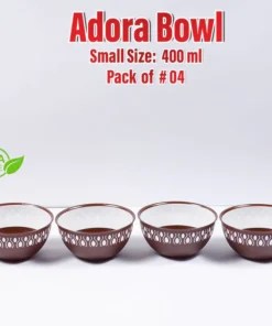 Pack of 4 Multipurpose Kitchen Adora Bowl 400ML