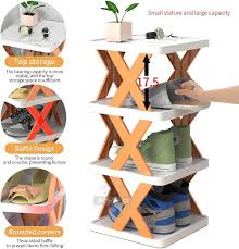 5 Layer X Corner shoe Rack good-quality
