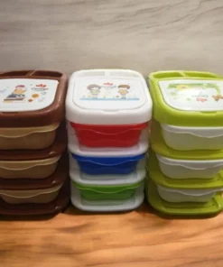 Multicolor Plastic Storage Box/ Jewellery Box/ 3 Tier