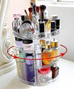 360 Rotating Makeup Organizer Cosmetic Organizer Desktop