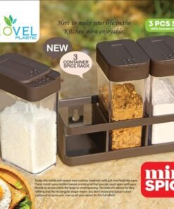 3 Pcs Set Spice Masala Plastic Storage box