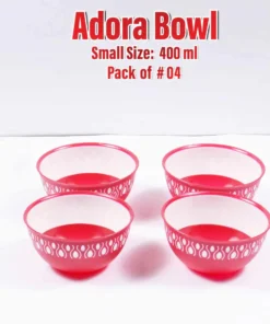 Adora Bowl Small Size: 400 ml Pack of 4