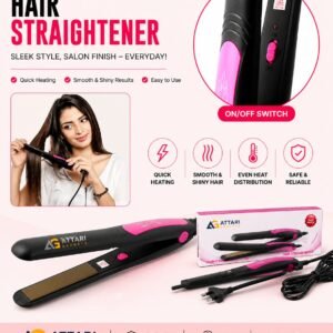 Kemei KM-328 Professional Hair Straightener – Fast Heating Ceramic Flat Iron for Smooth Styling