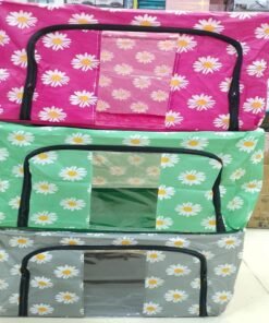 66 Ltr Storage Box for Clothes | Strong Steel Frame Wardrobe Organizers Storage for Cloth
