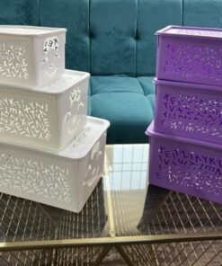 Smiley Basket With Cap 3 Pc Set