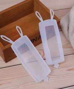 Silicone Transparent ear TV Remote Case Air Conditioning Dust Protect Bag Remote (Small Szie)