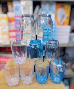 Acrylic Drinking Glasses – Water Cups Pack of 3 (Unbreakable)