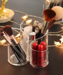 Acrylic Cosmetic Organizer – Makeup Brush & Accessories Holder