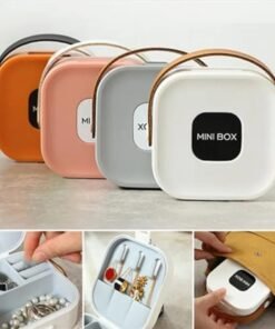 Earring Jewelry Case with Handle – Mini Travel Jewelry Organizer