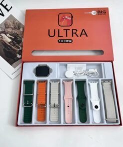 7 in 1 Ultra Smart Watch Series 8 – Wireless Charging | 2.1 Inch IPS HD Display | NFC Smartwatch