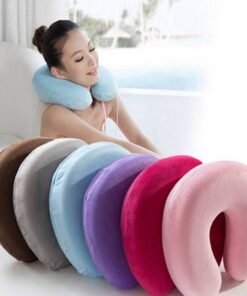 "Soft Slow Rebound Travel Neck Pillow – Comfortable Memory Foam Support for Travel"