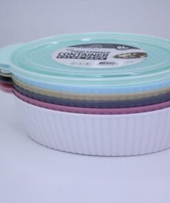 "Pack of 2 Food Storage Containers – 2500ml Leak-Proof, Durable Storage Box"