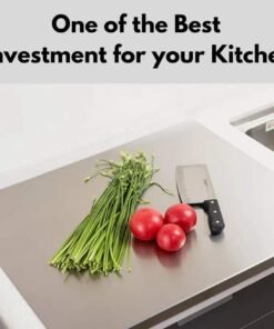 Stainless Steel Cutting Board – Large, Durable Surface for Effortless Food Preparation