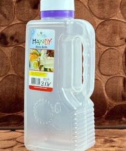 Blue Plastic Transparent Water Bottle - 2000ML | Durable & Stylish Hydration