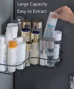 Toilet Shelf & Shower Rack – Punch-Free Wall Mounted Bathroom Organizer