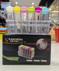 Kitchen Spice Shaker Set (6 Pcs) – Easy-to-Use Seasoning Jars