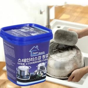 Powerful Stainless Steel Cookware Cleaning Paste – 500g