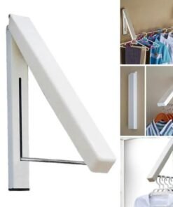 Folding Wall-Mounted Retractable Clothes Hanger