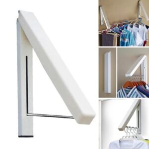 Folding Wall-Mounted Retractable Clothes Hanger