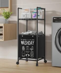 2-Tier Multifunctional Laundry Storage Rack