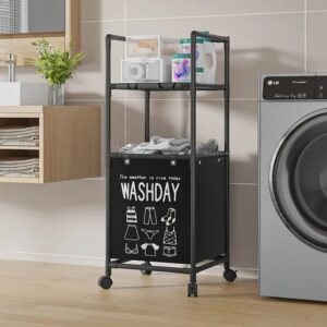 2-Tier Multifunctional Laundry Storage Rack