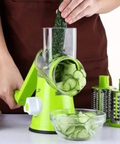 3-in-1 Manual Vegetable Cutter & Drum Grater