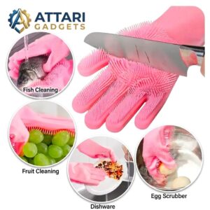 Silicone Washing Gloves
