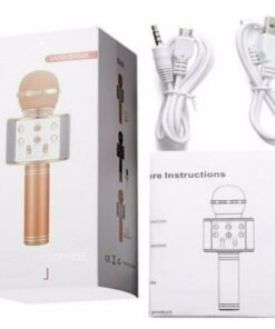 WS-858 Bluetooth Wireless Microphone – Karaoke Mic with Speaker & Recorder