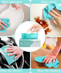Disposable Microfiber Kitchen Towel (Box Packing)