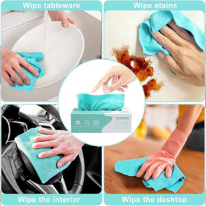 Disposable Microfiber Kitchen Towel (Box Packing)