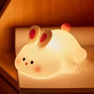 Silicone Rabbit LED Lamp