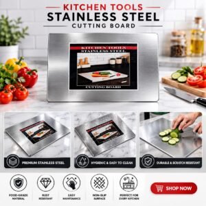 🔪 *Stainless Steel Cutting Board