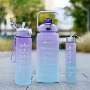 3PCS Sports Water Bottle Set