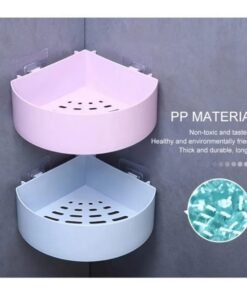 🛁 1PC Plastic Corner Storage Rack