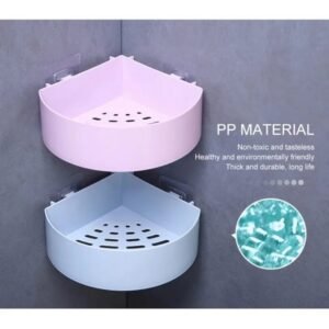 🛁 1PC Plastic Corner Storage Rack