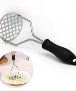 Potato Crusher / Masher – Stainless Steel Hand Press Food Masher