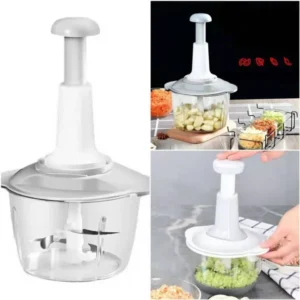 2L Multifunction Manual Food Chopper & Hand Blender – Kitchen Vegetable Cutter