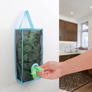 Garbage & Grocery Shopping Bag Storage Dispenser Holder Pouch