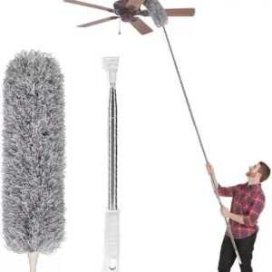 🧹 Microfiber Duster with Extension Pole (100 Inches