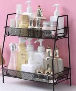 2 Tier Multipurpose Spice Rack Metal (Heavy Quality) | Kitchen Organizer Shelf