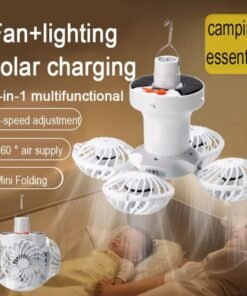 ☀️ *Portable Camping Fan Light* 💡🌬️