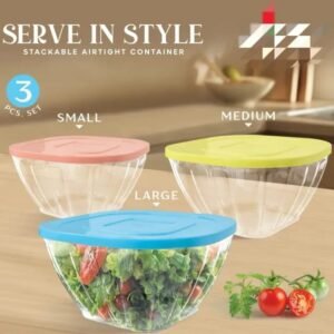 *🍱 Lavenna 3 Pcs Food Containers*
