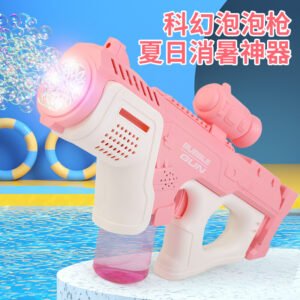 🔥 Big Size Science Fiction Bubble Gun with Music – Battery Operated Toy 🫧🎶