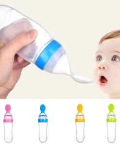 Baby Feeding Bottle With Spoon